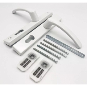 Lever Lever UPVC Multipoint Door Handles 72mm PZ Sprung 180mm Screw Centres